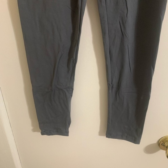 Grey Stretch high waist Leggings NEW ONE Size - Picture 4 of 7